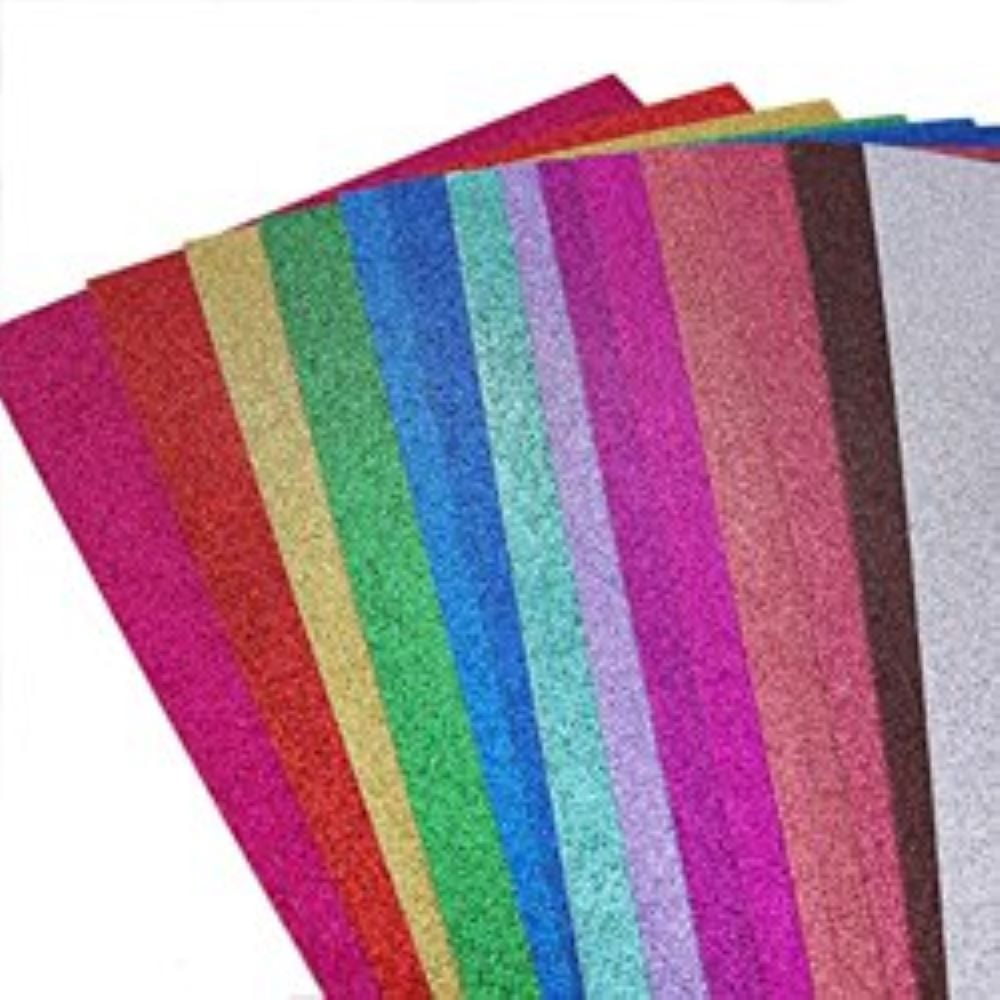 Colorbok Glitter Paper Pad 12 x 12 Rock Candy