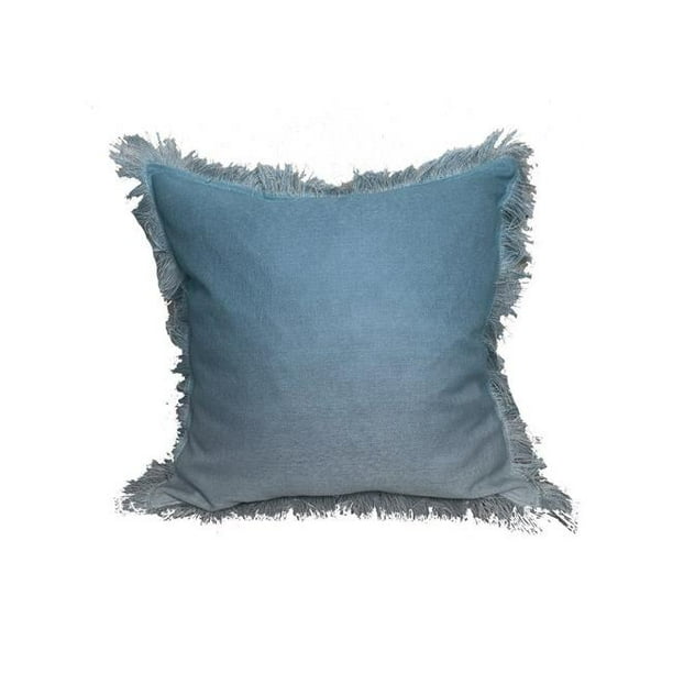 urban loft by westex 651398 20 x 20 in. ombre fringe feather filled