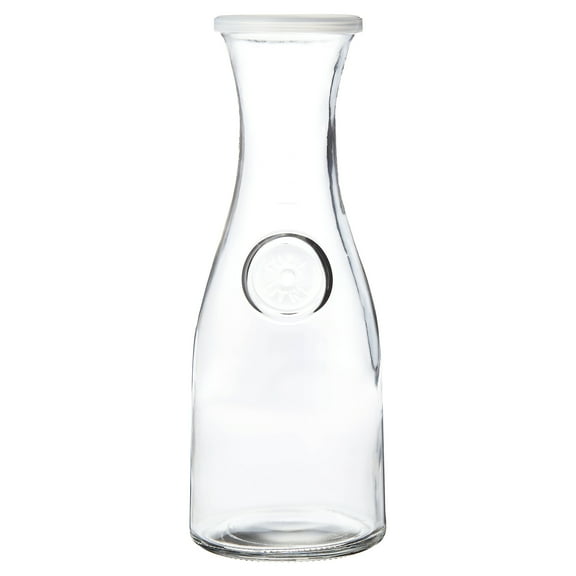 Mainstays Glass Carafe with Lid, 1-Liter