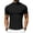 316#Black, variant on Men's Mock Turtleneck T Shirt Short Sleeve Solid Basic Tee Soft Casual Pullover Top Black 3XL