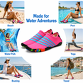 thumbnail image 2 of Wdhugt Women’s Water Shoes Quick Dry Aqua Socks Lightweight Slip On Swim Shoes for Beach Pool Water Sports Size 38 Eu 6.5 Us 24 Cm, 2 of 8
