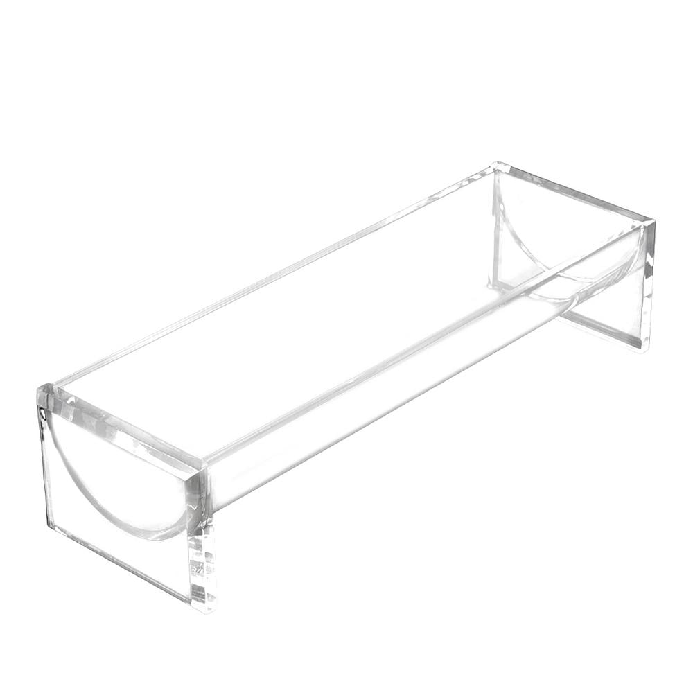 Ribbed Plastic Display Tray 12.5 x 24 x 0.75 High, White 