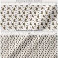 thumbnail image 2 of Soimoi Cotton Cambric Fabric Wool & Cat Animal Print Fabric by the Yard 42 Inch Wide, 2 of 7