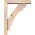 thumbnail image 3 of Ekena Millwork 5 1/2"W x 28"D x 36"H Olympic Block Smooth Bracket w/ Offset Brace, Douglas Fir, 3 of 25