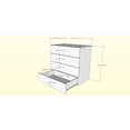 thumbnail image 3 of Nexera Nordik 4-Drawer Chest, Natural Maple, 3 of 5