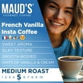 thumbnail image 4 of Maud's French Vanilla Instant Coffee, 26 ct, 100% Arabica Coffee, Medium Roast, Instant Hot or Iced Coffee - Just add water, 4 of 6