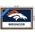 thumbnail image 3 of NFL Denver Broncos - Logo 21 Wall Poster, 14.725" x 22.375", Framed, 3 of 3