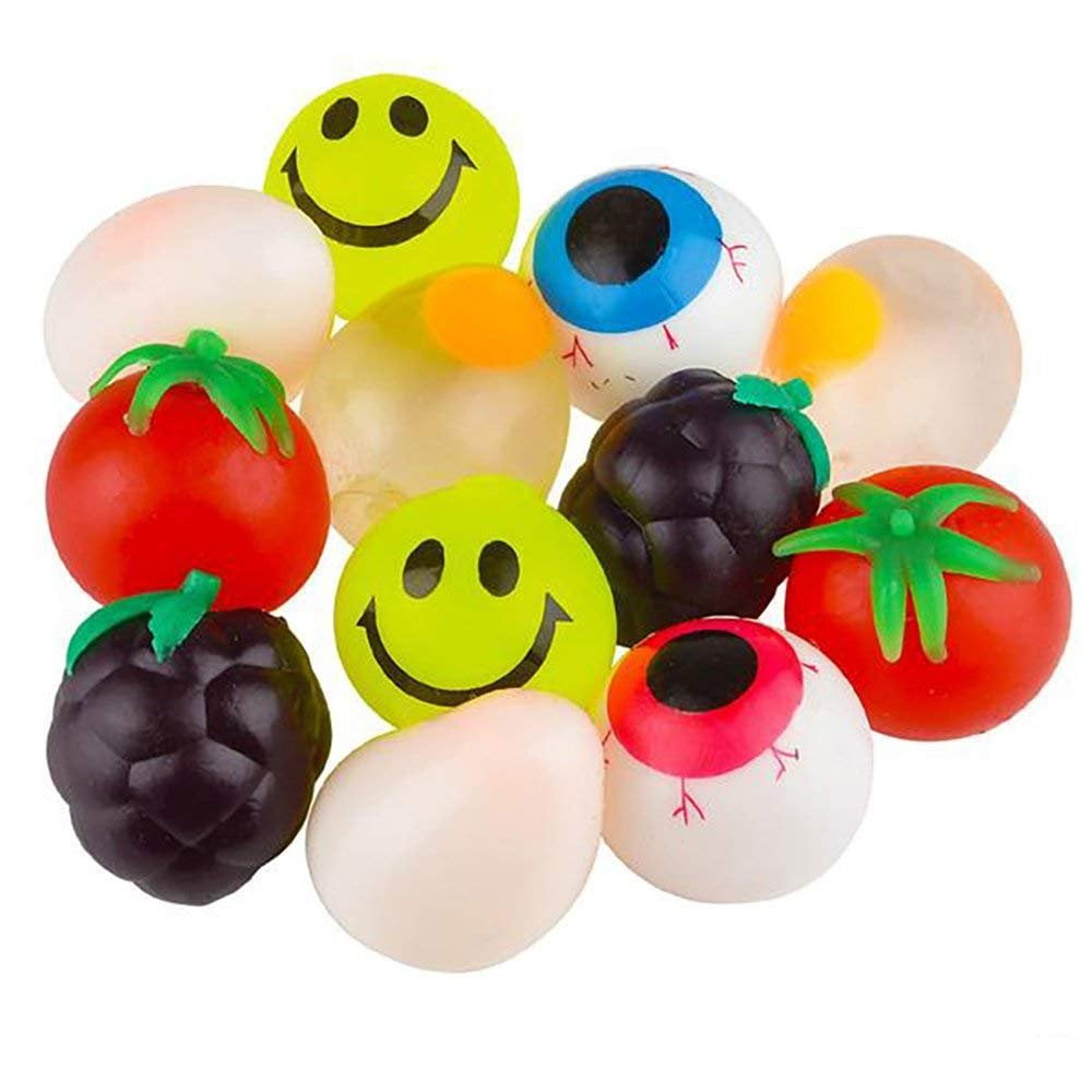 2.5" STICKY SPLAT SPORTS BALLS Squishy Stress Toy 1 Random Ball Per Order 