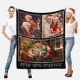 thumbnail image 3 of Customized Blankets Personalized Blanket Using Your Own Pictures with Text, Christmas Birthday Wedding Memorial for Kids Teens Adult Family Friends Pets, 3 of 6