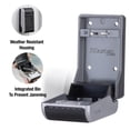 thumbnail image 3 of Caja de seguridad metálica Safe Master Lock de 3 pulgadas para montaje en pared con 4 dígitos, 3 of 8