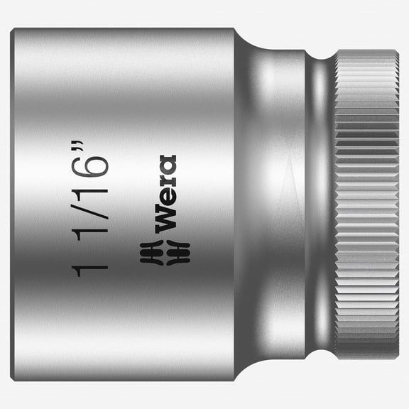 Wera 003632 1-1/16" x 1/2" Zyklop Socket
