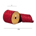thumbnail image 2 of 4"x10Yd Red Soft Woven Net Dupion Ribbon, 2 of 2