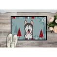 thumbnail image 2 of Caroline's Treasures BB1714MAT Winter Holiday Alaskan Malamute Door Mat, Indoor Rug or Outdoor Welcome Mat 18x27 Doormat, 2 of 2