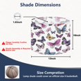 thumbnail image 2 of Lamp Shades Set of 2 Easy Assembly Hand Drawn silhouette butterflies watercolor texture Drum Lampshades for Table Lamps Floor Lamps Pendant Light 13"x13"x10" Replacement Lamp Shade, 2 of 8