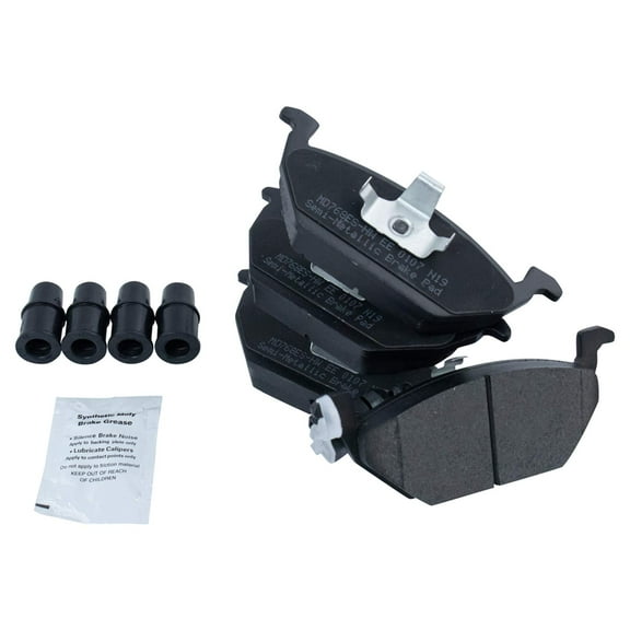 TRQ Brake Pad Semi Metallic Front Set Kit for Volkswagen Beetle Golf Jetta BFA73816 Fits select: 2012-2013 VOLKSWAGEN JETTA S/SE, 1998-2006 VOLKSWAGEN NEW BEETLE