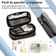 thumbnail image 3 of Estuche para Lápices de Gran Capacidad, Organizador Expandible, Bolsa de Utiles de Oficina, Estuche Aesthetic para Plumones y Colores, Papelería con Cremallera (Negro), 3 of 4