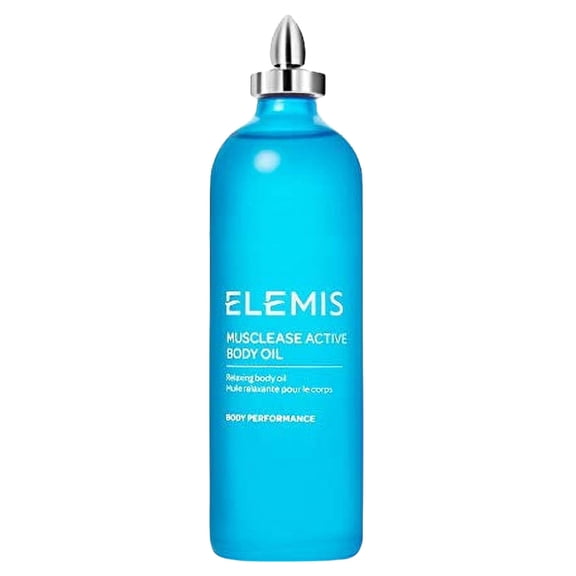 ELEMIS Active Body Concentrate Musclease 100ml, Revitalizing Massage Oil for Tired, Aching Muscles