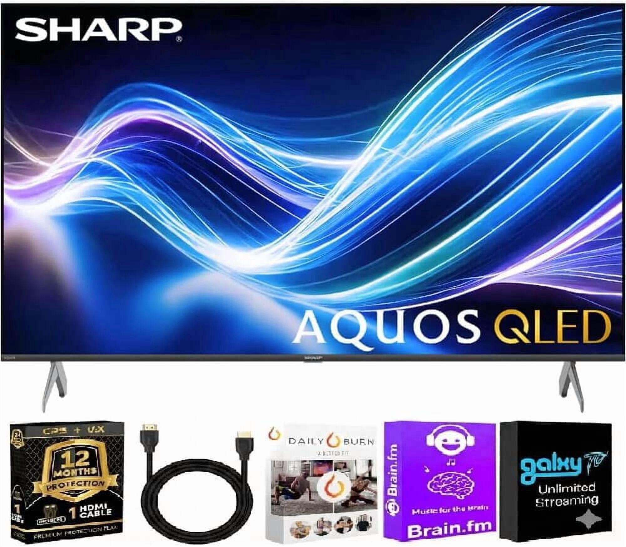 Sharp 55 inch Aquos QLED 4K Ultra HD Smart TV with Dolby Vision