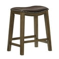 thumbnail image 4 of Topline Home Furnishings Counter Height Stool, Faux Leather, 4 of 5