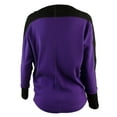 thumbnail image 5 of Ralph Lauen Women's Waffle-Knit Colorblocked Top PB XS, 5 of 5