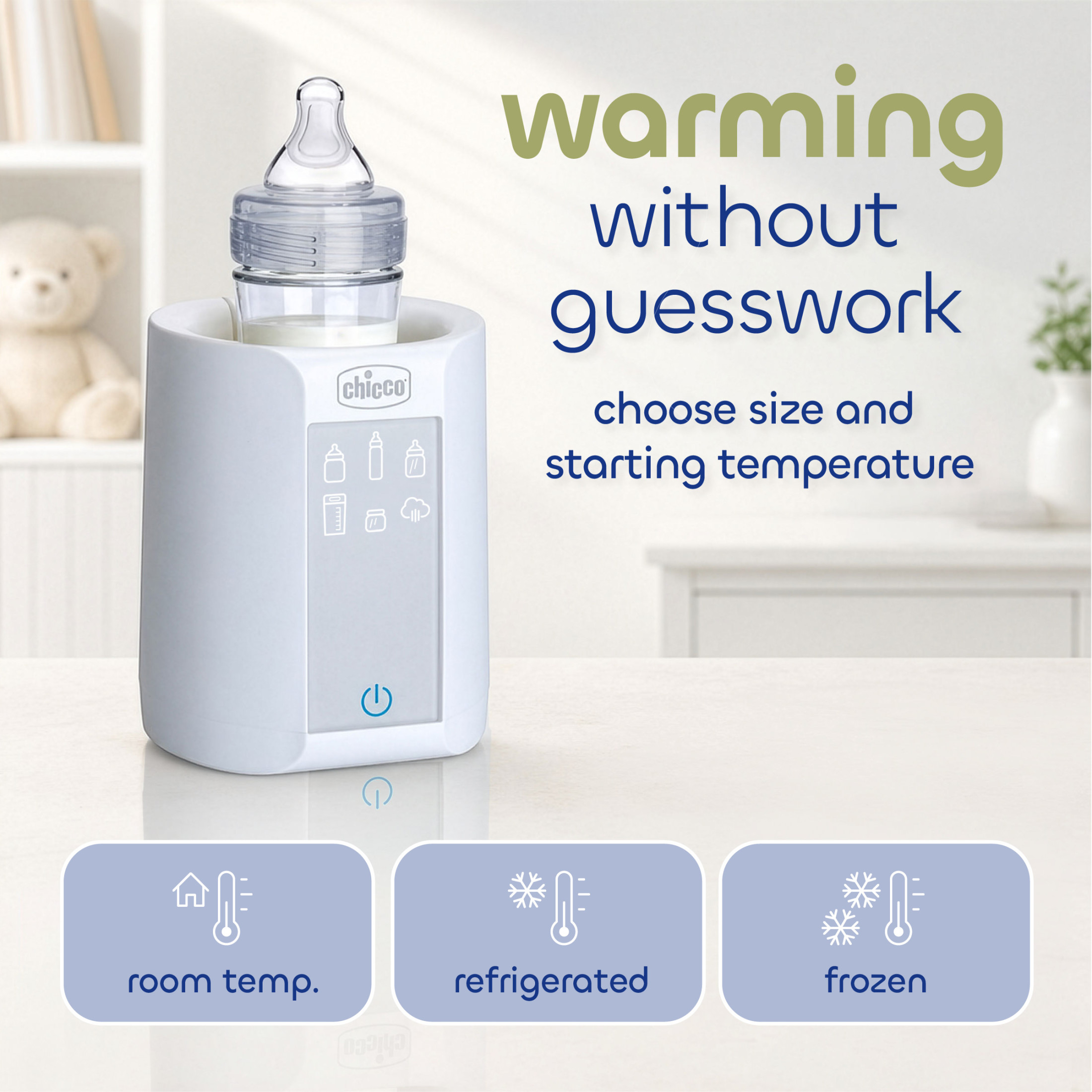 Chicco Digital Bottle Warmer & Sterilizer, White photo 6