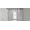 SILVER, variant on 2-PC Set Ruby SILVER Solid Sheer Panels Faux Silk with Grommets Window Curtain Treatment Panel See Thru size 55" Wide x 36" Long (Each)