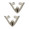 thumbnail image 3 of 2x2 Piezas De Protectores De Punta Para Zapatos De Mujer, Accesorios De Metal, Suministros Para Zapatos, Tapa De Punta Plateada, 3 of 8