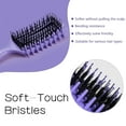 thumbnail image 2 of Curly Hair Brush,Curl Defining Brush for Effortlessly Defined Curls & Waves,Vented Hair Brush for Wet & Dry Hair,Women and Men,Reduces Frizz (Purple), 2 of 4