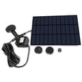 thumbnail image 1 of Sunlitec Solar Fountain With Panel Water Pump For Bird Bath Solar Panel Kit Outdoor Fountain For Outdoor Small Pond Patio Garden And Fish Tank, 1 of 1