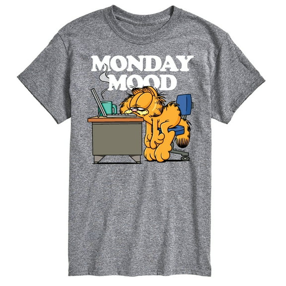 Garfield - Monday Mood - Men's Short Sleeve Graphic T-Shirt