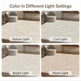 thumbnail image 7 of ODIKA 4'x6' Oatmeal And Taupe Abstract Design Washable Area Rug Modern Geometric Pattern with Subtle Elegance Stain Resistant, Low Pile, Easy Care for Dorm Room, Small Living, 7 of 7