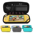 thumbnail image 1 of Clearance:Carry Case Compatible with Nintendo Switch Lite Console and Accessories, Portable Waterproof Carrying Bag Protective Travel Case Hard Shell Pouch w/ 10 Card Holders (Black/Gray/Blue/Yellow), 1 of 5