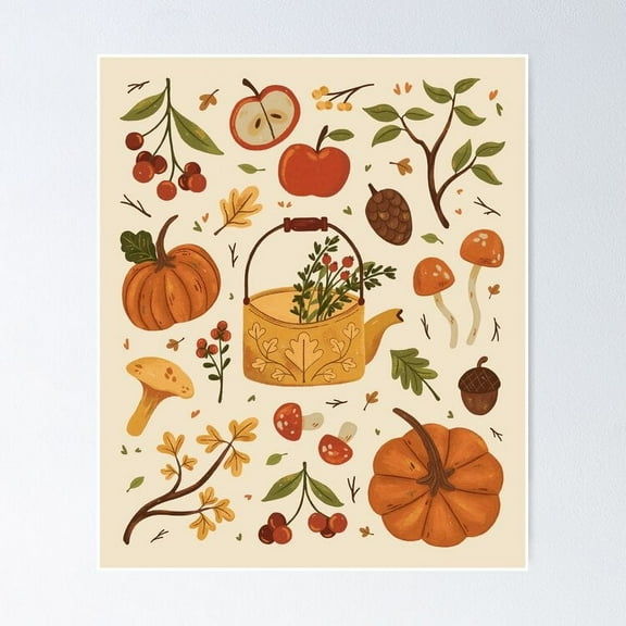 Autumn Dreaming Poster, UNFRAMED-8x12