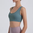 thumbnail image 2 of COMVALUE Womens Sports Bra Soft Touch Moisture-Wicking Bra, Moderate Support Bra for Women (Blue, M), 2 of 8