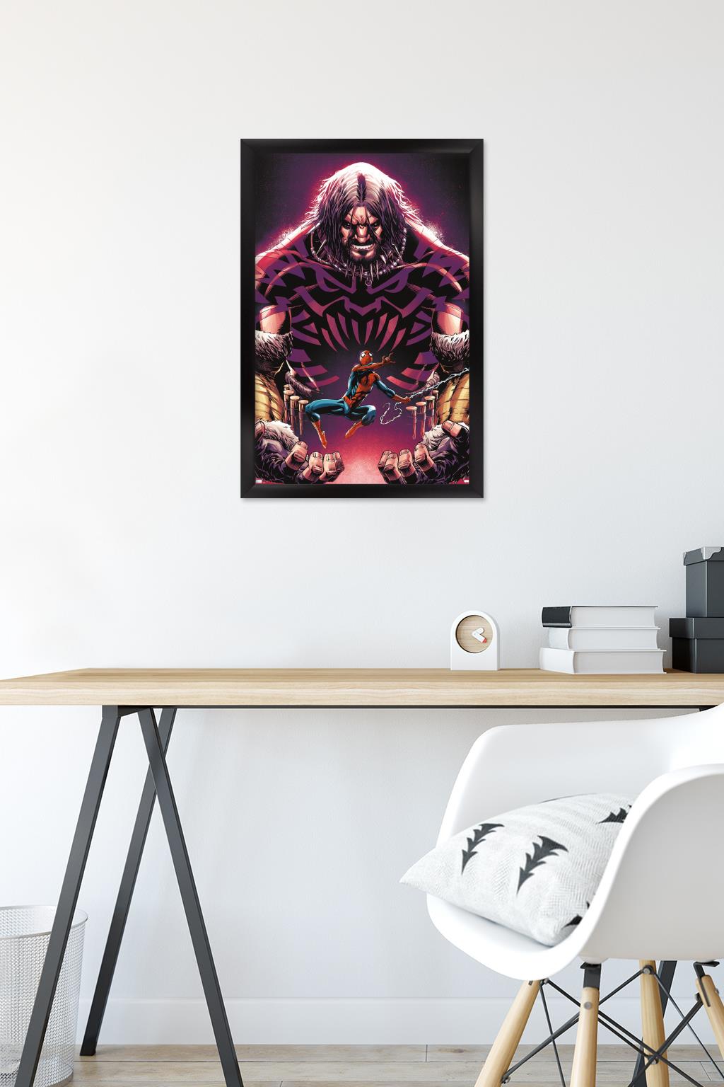 Marvel Kraven The Hunter - Amazing Spider-Man #17 Wall Poster, 14.725" x 22.375" Framed
