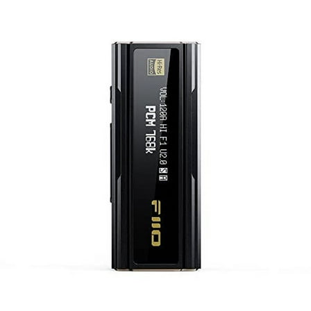 FiiO KA5 USB DAC & Headphone Amplifier Dongle – PCM 768kHz/DSD256, 3.5mm & 4.4mm Outputs, Volume Control, Android/iOS/Mac/Windows