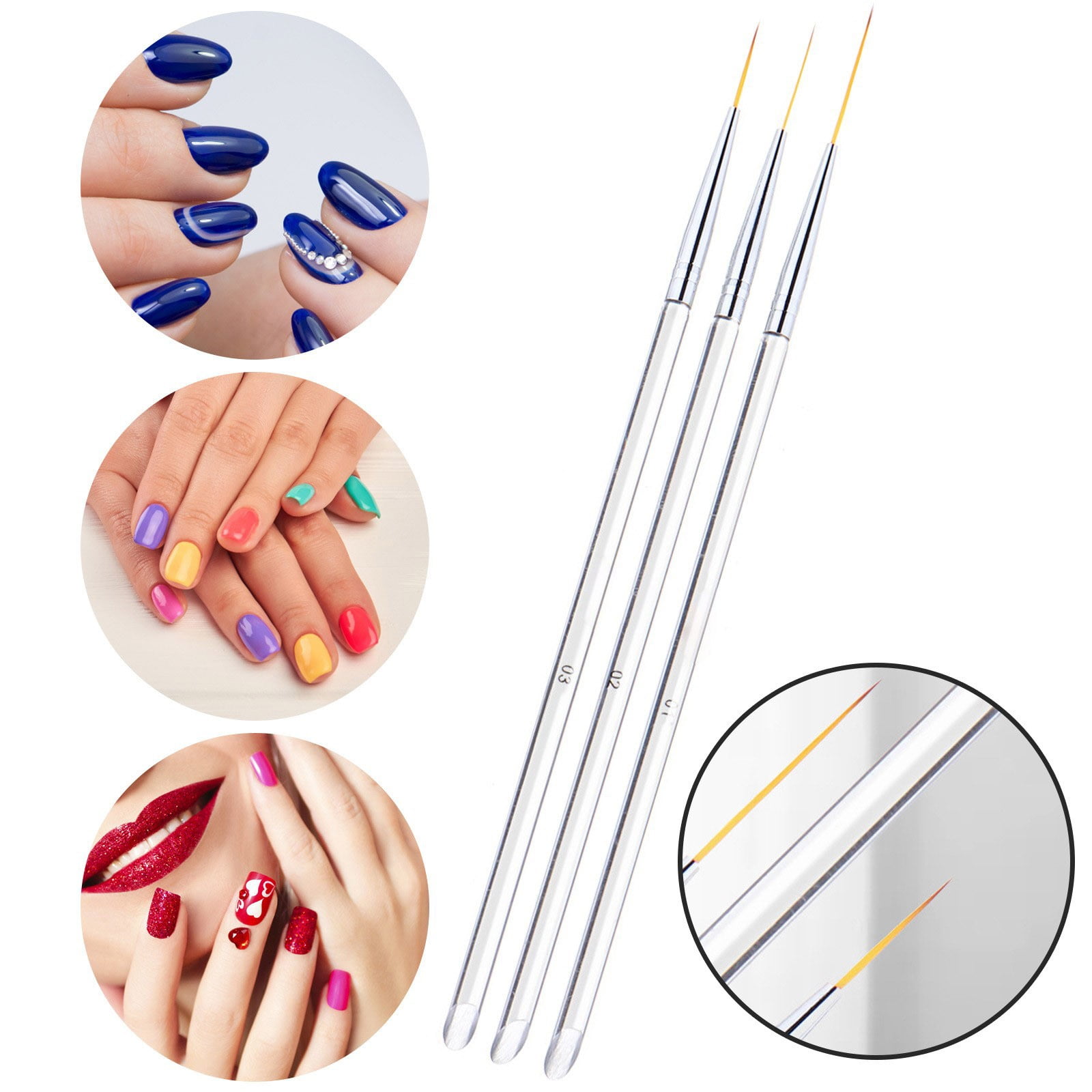 Nail tip is painted with white pencil … – License image – 10188216 ❘ Image  Professionals