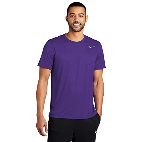 Nike Men's Legend Short Sleeve Tee, Purple, M