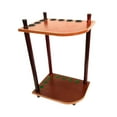 thumbnail image 3 of Soporte de palo de piscina, soporte de palo de billar, contiene 7 señales de soporte de piso, estante de señal de billar de madera, estante de señal, 3 of 8