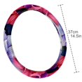 thumbnail image 4 of Petal flower 14.5 Inch Printing PVC Leather Auto Accessories Car Wheel Covers, Steering Wheel Covers, Steering Wheel Cover, 4 of 6