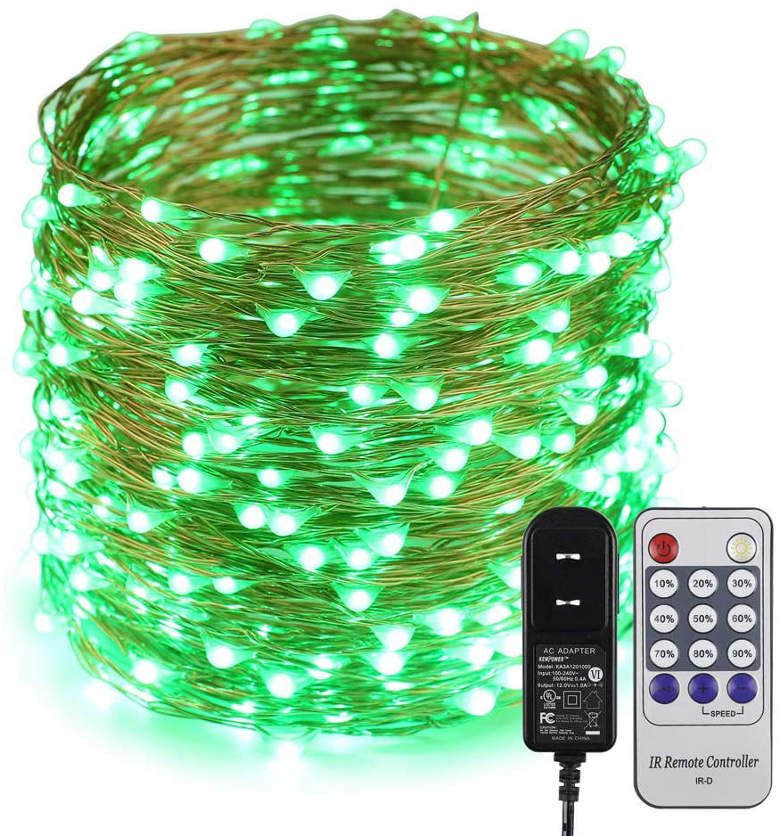 6ft Pre Lit Artificial Christmas Tree Deluxe 30M 300 LED String Fairy Light US 