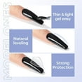 thumbnail image 3 of Modelones Gel Top Coat Set, 2pc Clear Glossy Finish, Long Lasting Top Coat for Gel Polish & Acrylic Nails, Includes Nail Lamp for Home & Professional Use, 3 of 7