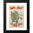 thumbnail image 2 of Bert Thomas 13x18 Black Modern Framed Museum Art Print Titled - `Ware Spies! You Didn't Oughter Said It! (Between 1939 and 1946), 2 of 5