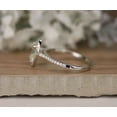 thumbnail image 2 of Bow Jewel 14K White Gold Plated Diamond Engagement Ring - 1.97 Ct VVS1/D Pear Cut Diamond Women's Rings - Bridal Set Wedding Rings - Beautiful Ring with Matching Band - Wedding Proposal Ring, 2 of 8