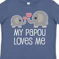 thumbnail image 4 of Inktastic My Papou Grandpa Loves Me Boys or Girls Toddler T-Shirt, 4 of 5