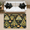 Multicolour 1, variant on CURLYOOT Christmas Area Rug 3x5 Ft Rugs for Entryway Entrance Kitchen, Washable Non Slip Gingerbread Cookies Indoor Floor Carpet for Bedroom Living Room
