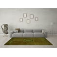 thumbnail image 3 of Ahgly Company Indoor Rectangle Abstract Green Modern Area Rugs, 7' x 9', 3 of 4