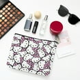 thumbnail image 2 of Hello kitty Makeup bag Preppy Cute Linen Toiletry bag for women travel essentials, 2 of 5