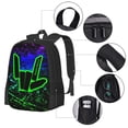 thumbnail image 3 of Share The Love Backpack, Anime Travel Laptop Backpack, Casual Daypack For College School, Back To School Gift For Men & Women,Unisex Computer Bag Fits 15 Inch Notebook, 3 of 9