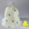 thumbnail image 3 of 1 pieza gorro de Sauna resistente al calor Cool Head Protect Accs suministro de cabello duradero poliéster portátil para hombres mujeres SPA ducha C Macarena gorro de sauna, 3 of 7